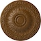 Ekena Millwork Lunel Ceiling Medallion (Fits Canopies up to 3 3/4"), Hand-Painted Smokey Topaz, 20 1/4"OD x 1 1/2"P CM20LUSTF - alternate 1
